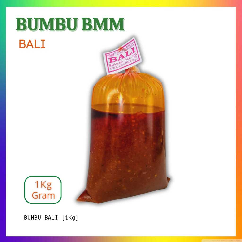 Bumbu Masak Instan Machmudah 1kg, BALI
