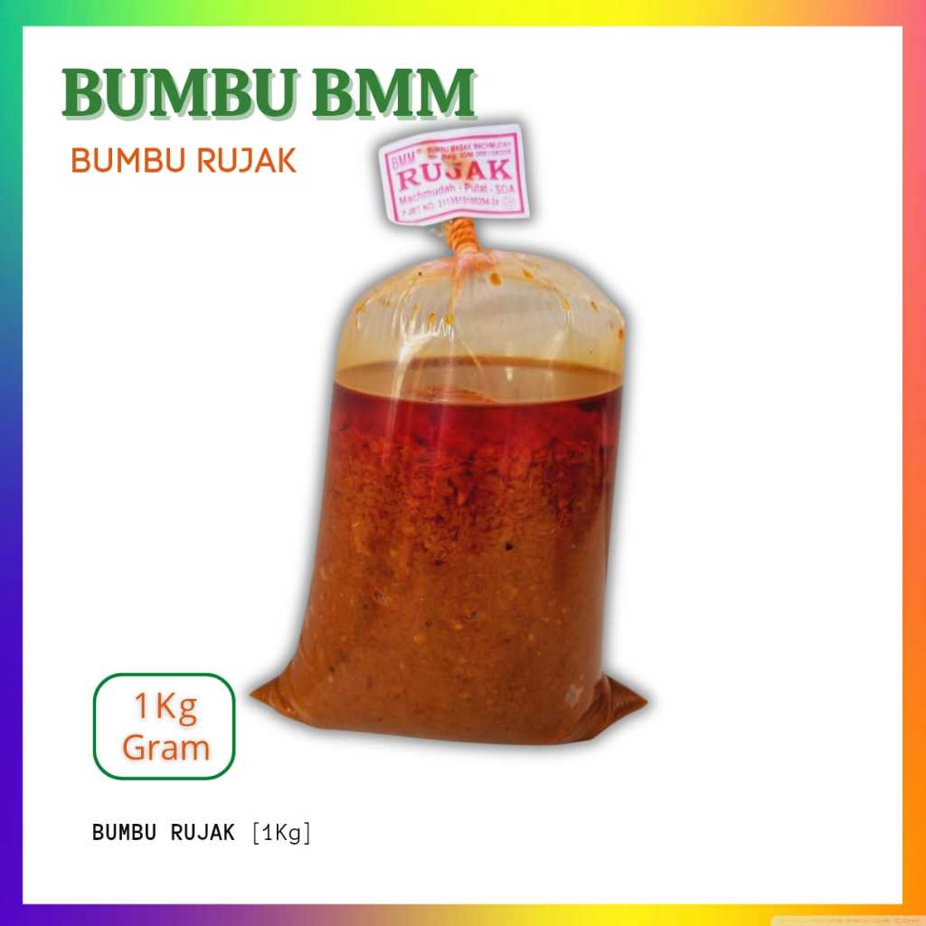 

Bumbu Masak Instan Machmudah 1kg, BUMBU RUJAK