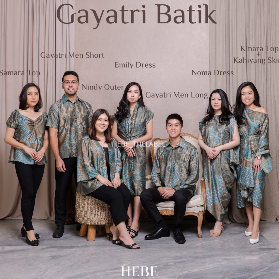 Cod Gayatri Batik Set  Available Couple Dewasa  Anak   Kinara Kahiyang Noma Listya Uma Haewon Jun Em