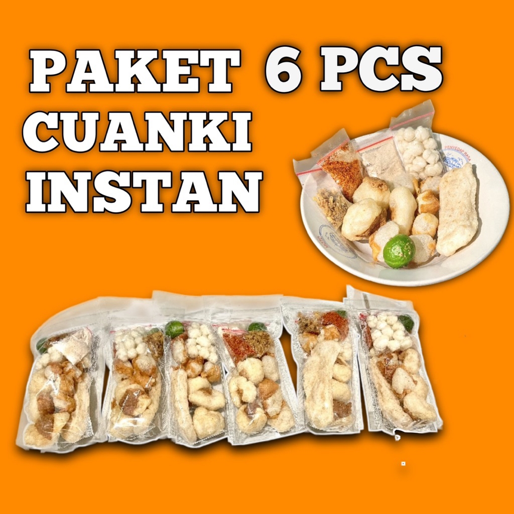 

Paket 6 bungkus cuanki instan garut
