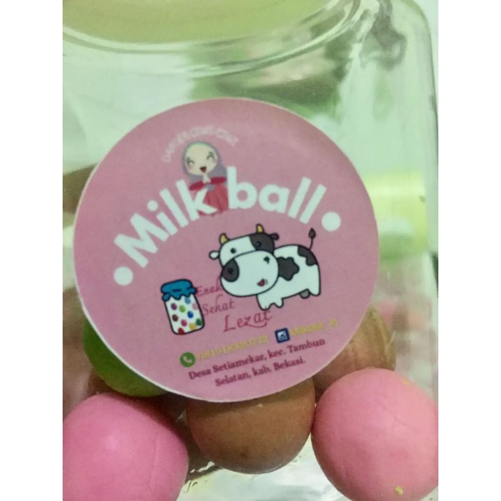 

Bola susu rainbow 30butir
