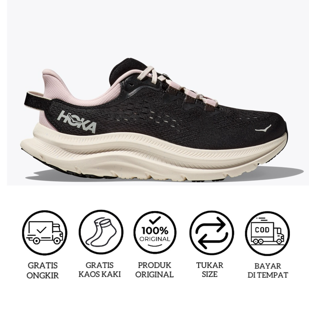 Sepatu Lari H0ka Kawana 2 Women’s Obsidian Alabaster