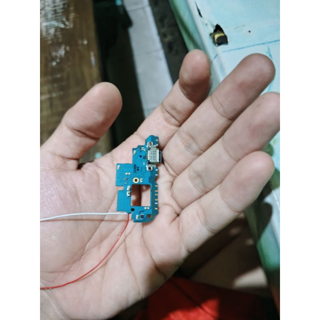 PCB MESIN BAWAH KONEKTOR + ANTENA SAMSUNG A54