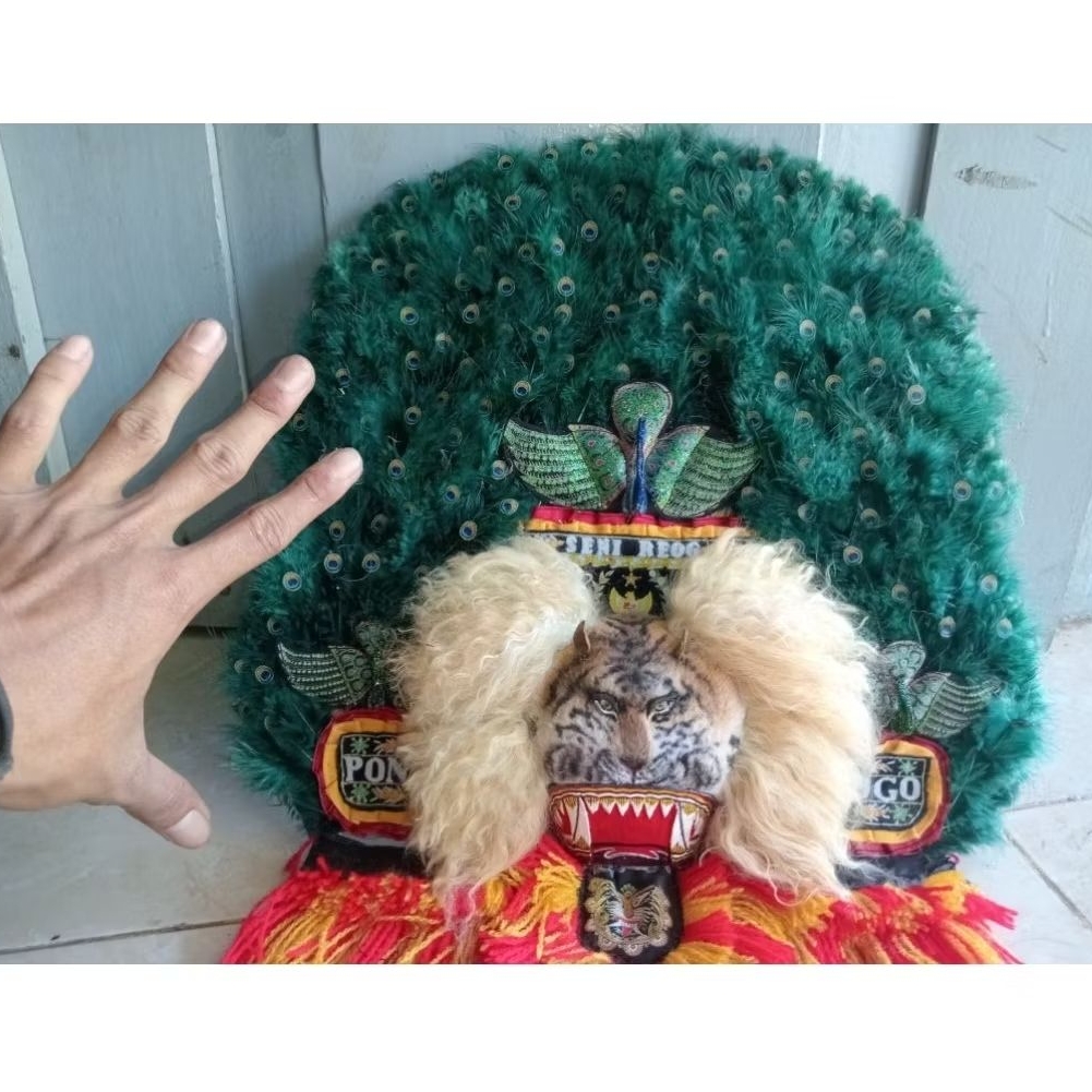 miniatur reog ponorogo/ dadak merak ukuran xl