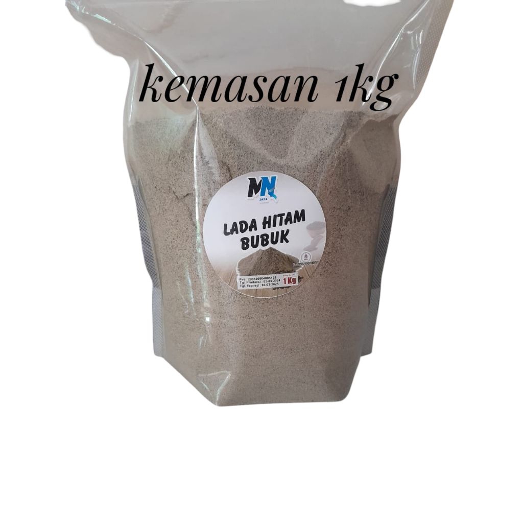 

( kemasan 1kg ) lada hitam / lada hitam bubuk / lada / lada hitam kiloan / lada bubuk murah / bumbu masak murah / ladaku