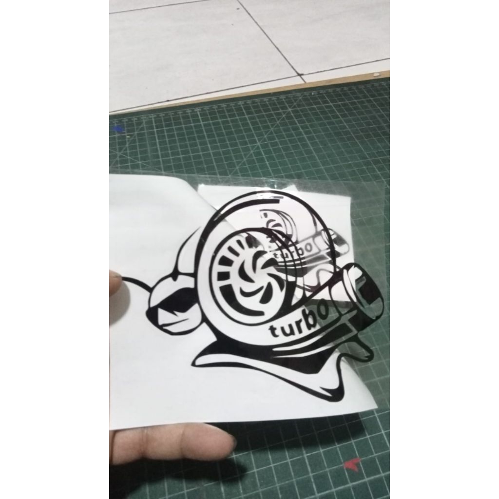 stiker keong darat stiker mobil keong darat