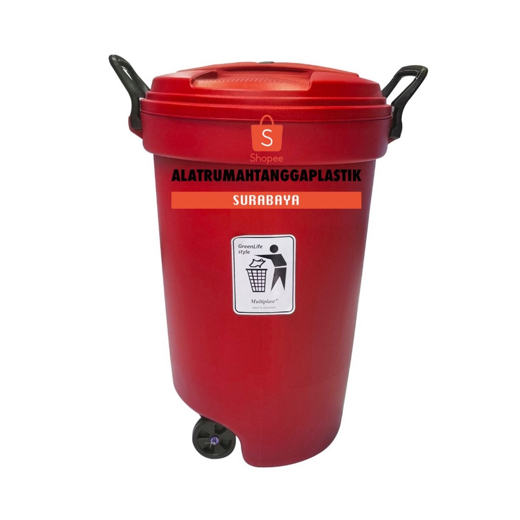 KHUSUS / Tong Sampah Besar 120 Liter / Tempat Sampah 120 lt Roda / Tong Sampah Roda Plastik Besar
