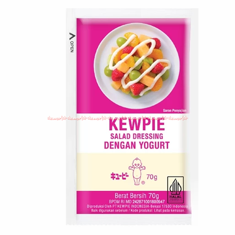 

Kewpie 70gr Salad Dressing Dengan Yogurt Kemasan Sachet Kew Pie Praktis Mudah Dibawa