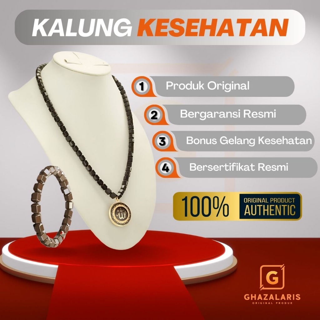 Kalung Kesehatan Gannamyong Original Kalung Terapi Kesehatan Asli