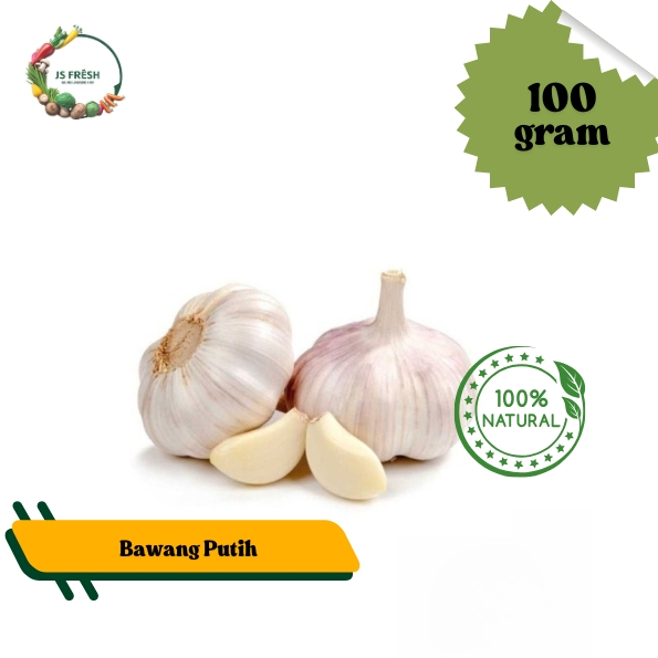 

Bawang Putih Bersih Utuh 100gram/Bawang putih 100gram
