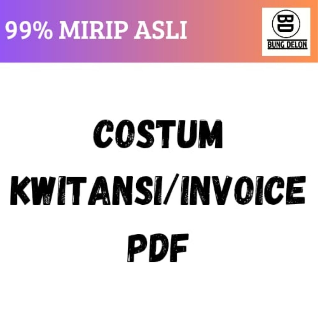 

PDF KWITANSI/INVOICE/NOTA