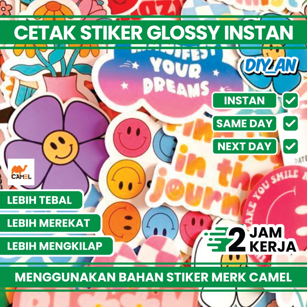 

Cetak Stiker Custom Glossy – Bisa Mix Desain, Cutting Bentuk Bebas, Kirim Instan!