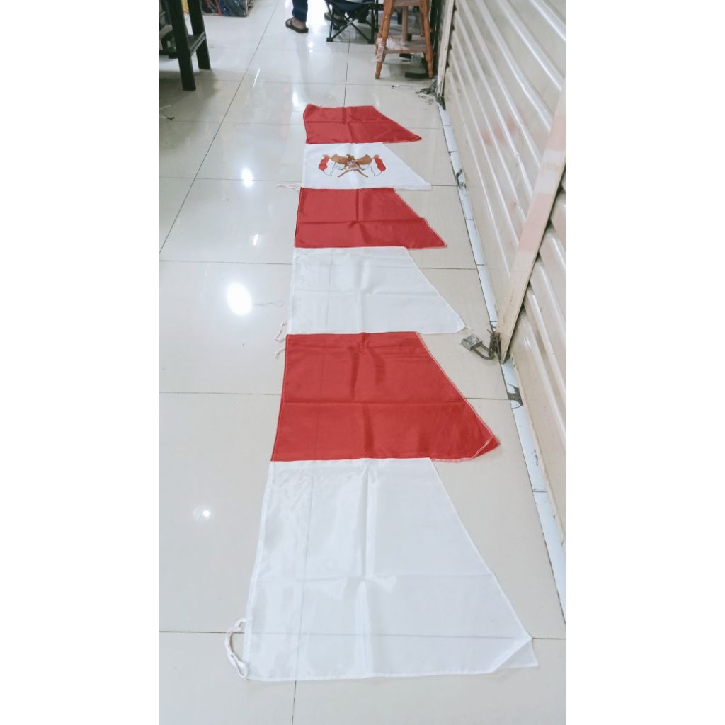 bendera umbul umbul merah putih logo garuda#panjang 3m