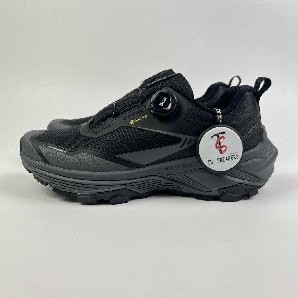 Sepatu Columbia BOA Waterproof Black Shadow Grey