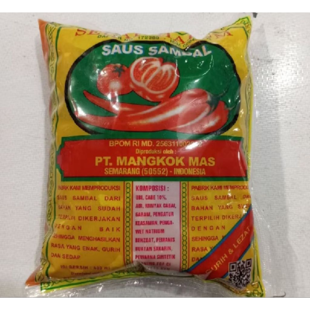 

Saus Sambal Cap mangkok saus sambal enak