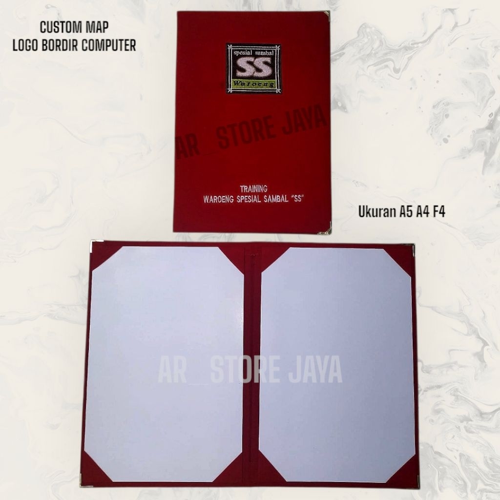 

Map Beludru Custom Logo Bordir Komputer