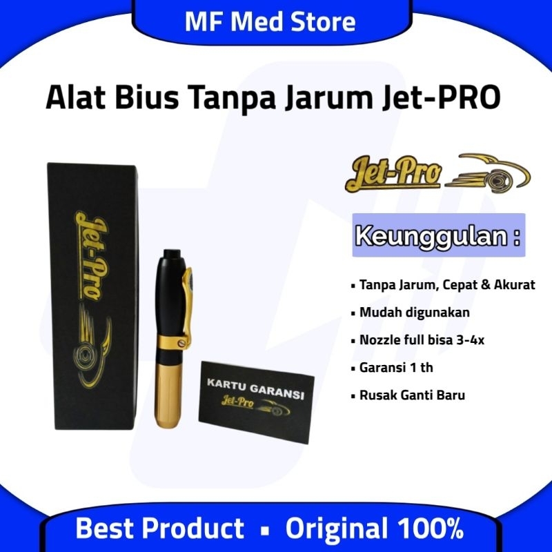 [Best Seller] Alat Bius Tanpa Jarum Suntik Jet-Pro Original Bergaransi