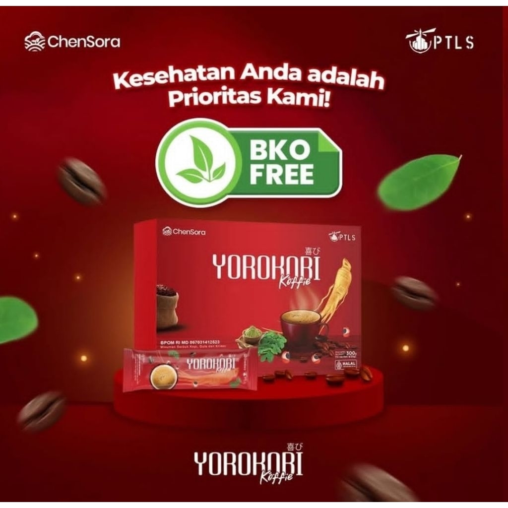 

Yorokobi Koffie 1 Box Isi 12 Sachet Kopi Herbal Solusi Tingkatkan Stamina Pria Original