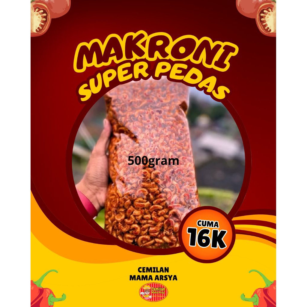 

Makroni Cikruh kriuk Pedas Daun Jeruk 500 Gram Di Jamin Bikin Nagih Tidak Pelit Bummbu