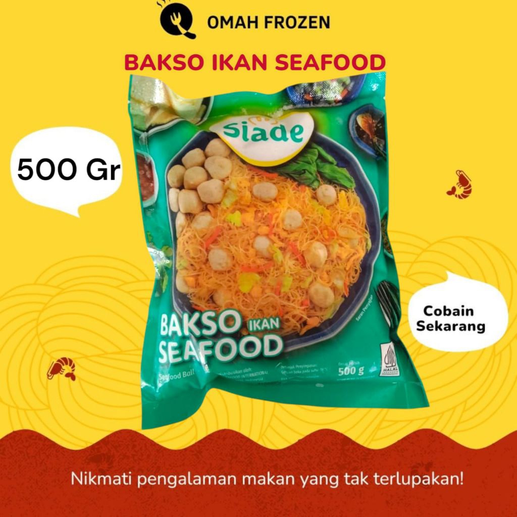 

SIADE BASO IKAN SEAFOOD 500 gram FROZEN FOOD