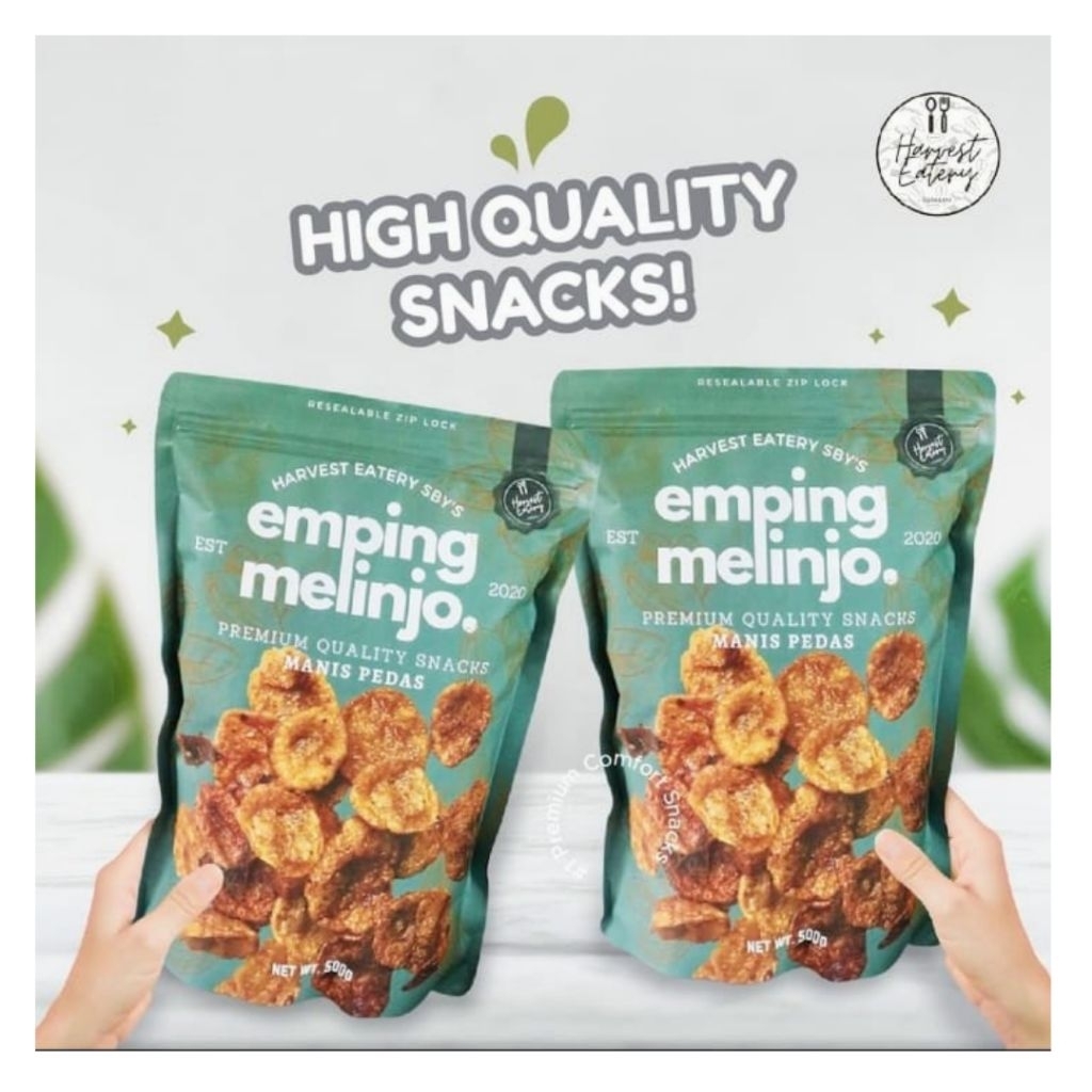 

Harvest Emping Melinjo Manis Pedas 500gram