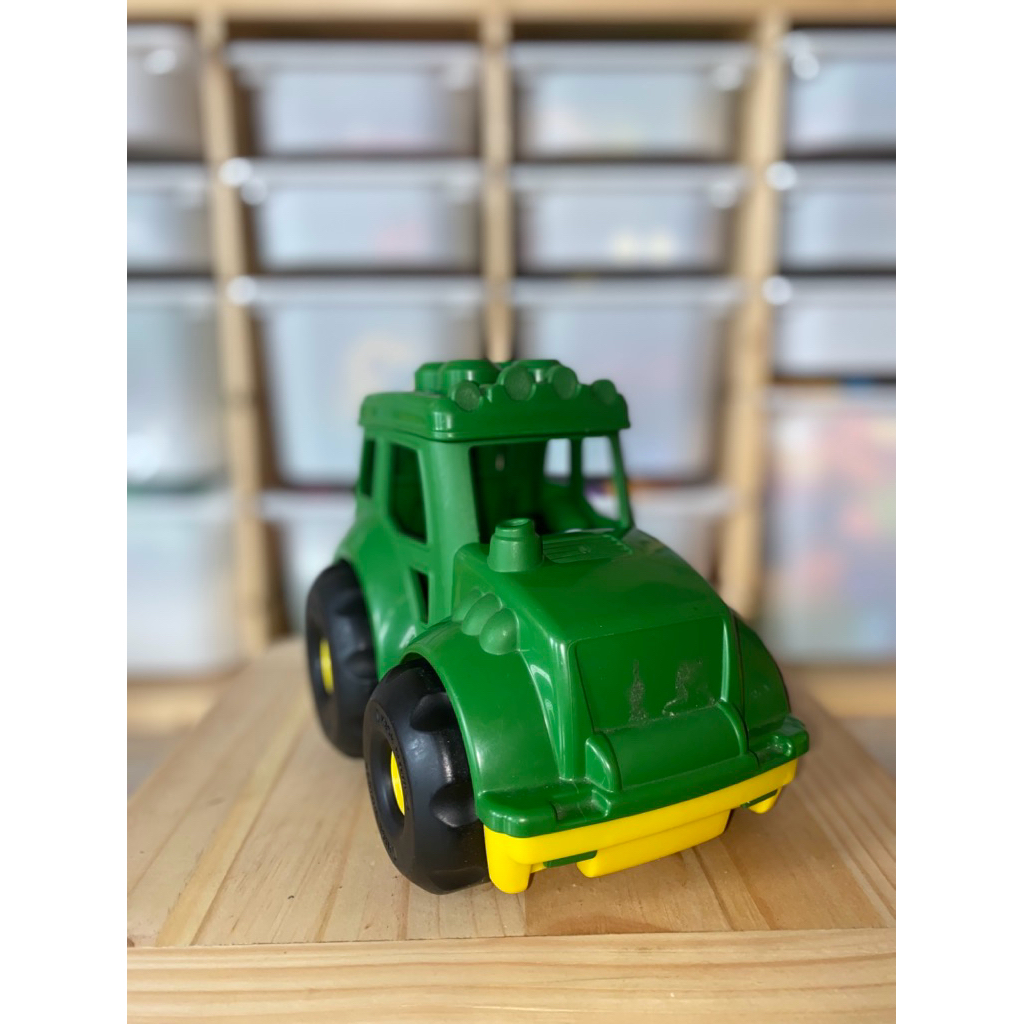 Mega Bloks Lil' John Deere Tractor - Mobil Traktor John Deere Mega Bloks