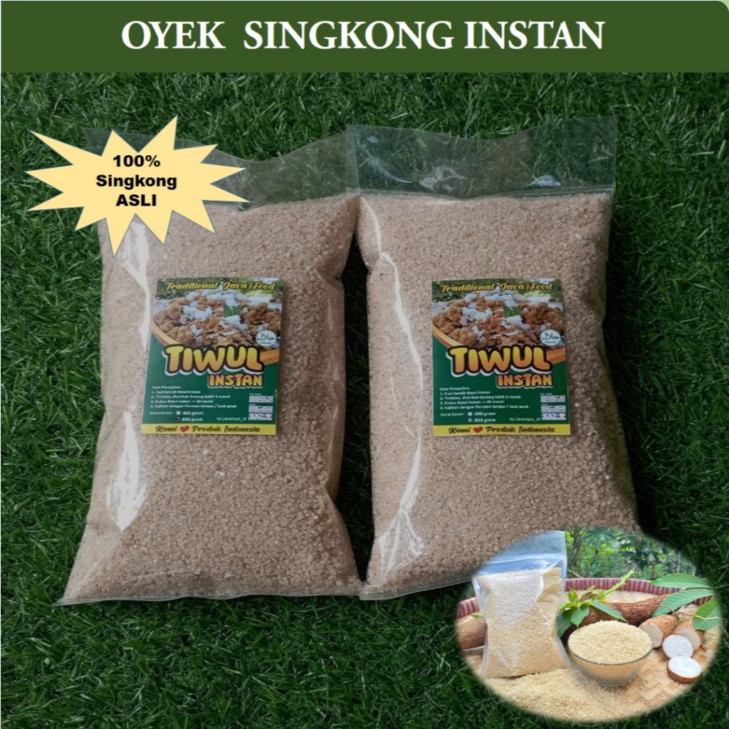 

Oyek Singkong 400 gram, Beras Oyek Kebumen