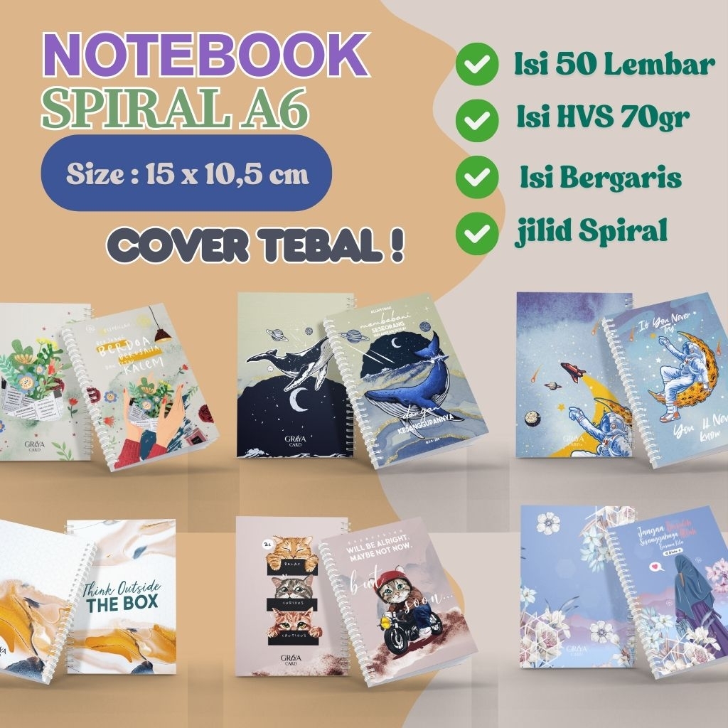 

Notebook A6 | Buku tulis Aeshtetic | Buku Catatan | Buku Tulis Mini | Souvenir Pernikahan