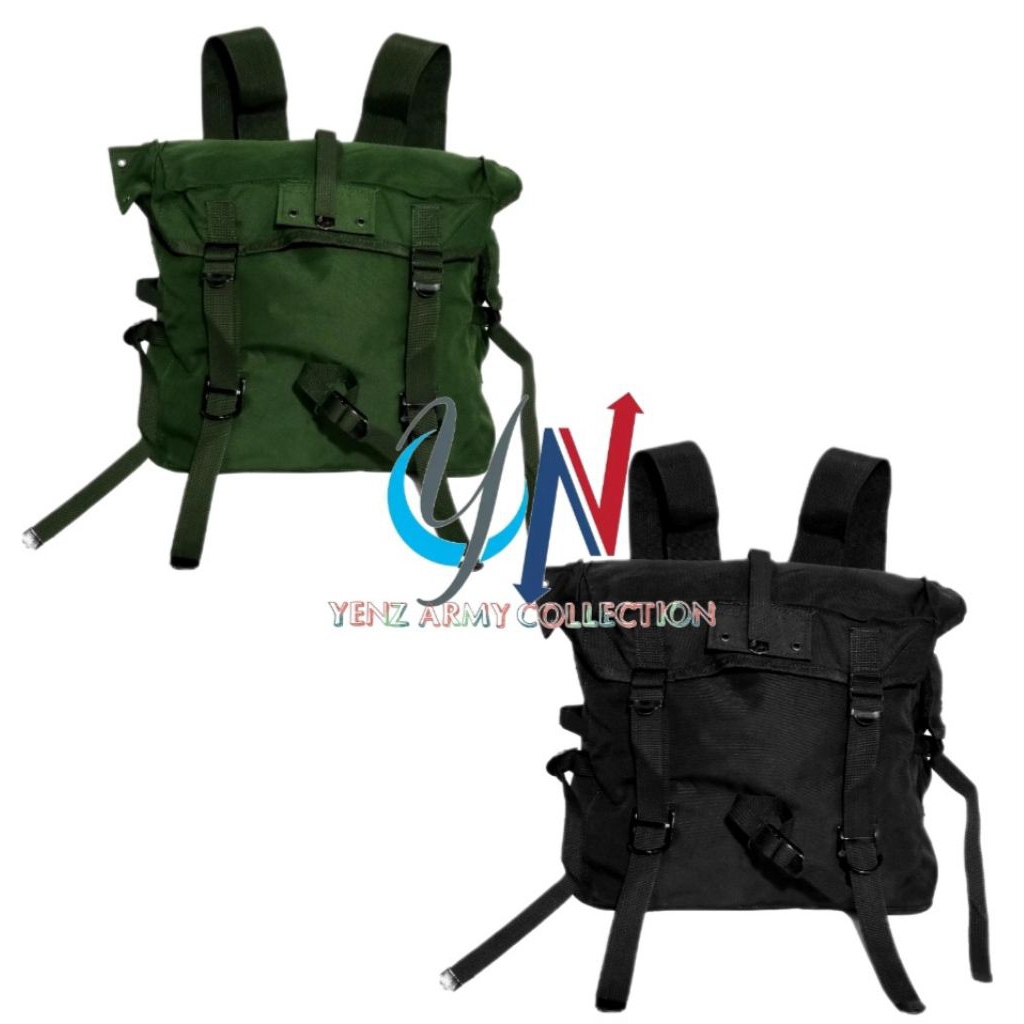 TAS RANSEL T45 CORDURA TAS TNI HIJAU HITAM