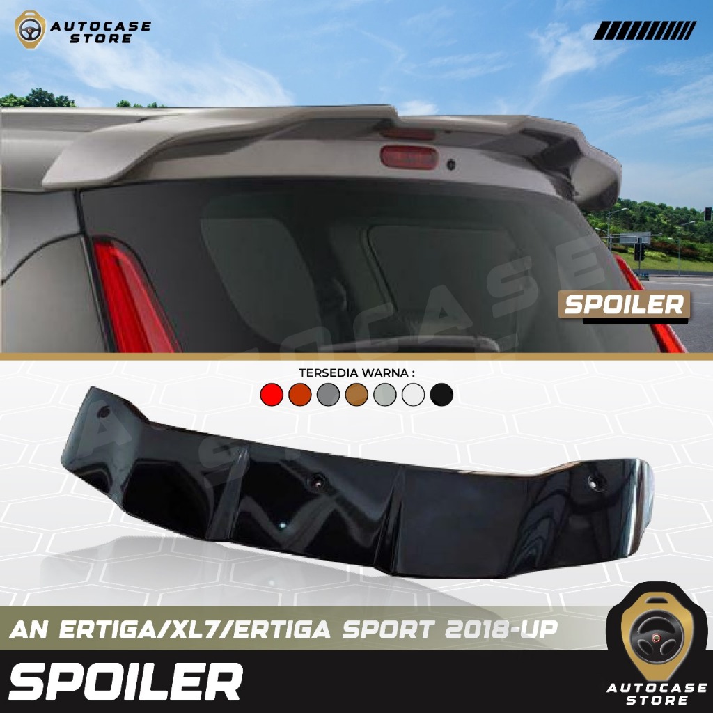 SPOILER ALL NEW ERTIGA/XL7/ERTIGA SPORT 2018-2025 UP BERBAGAI MACAM WARNA PNP AKSESORIS MOBIL