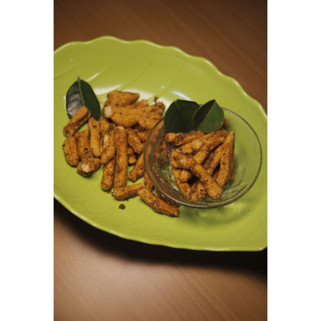 

Basreng Pedas dan Original Daun Jeruk. Kemasan 500gr, 250gr, 100gr.
