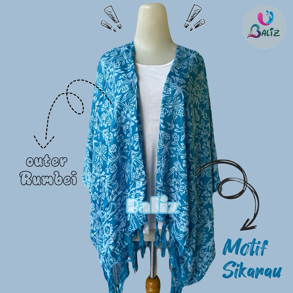 outer pantai - cardigan wanita - jaket wanita - baju bali
