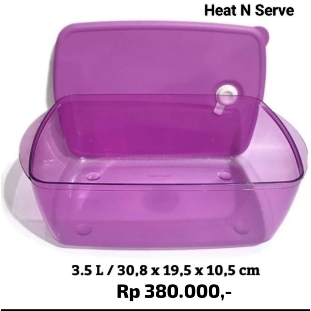 Heat N Serve. Kotak Tupperware besar