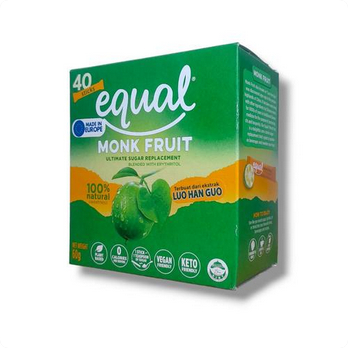 

PEMANIS EQUAL MONK FRUIT 40'S BEBAS KALORI PEMANIS ALAMI