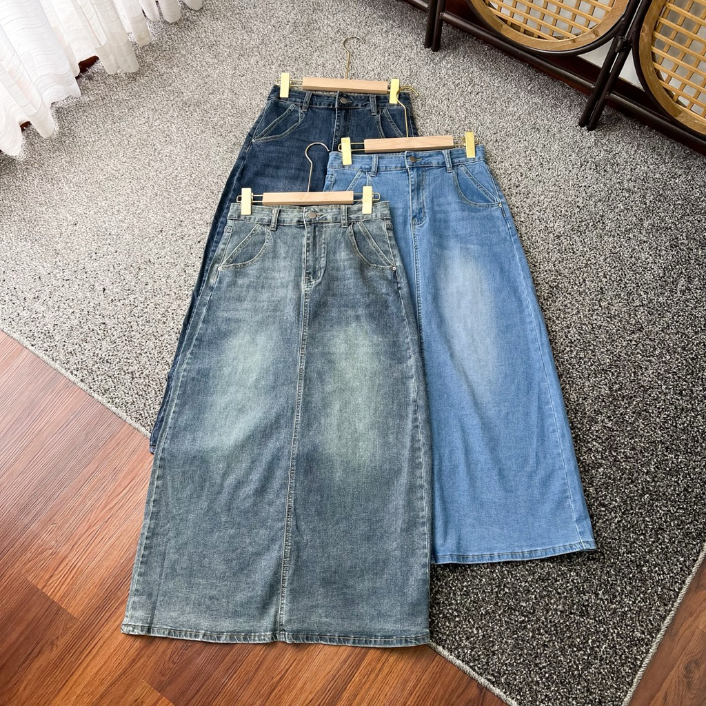 SEVIA IMPORT JEANS SKIRT