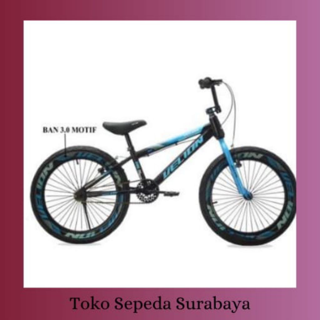 SEPEDA ANAK BMX 20 VELION 311 VB BAN 3.0 SEPEDA ANAK LAKI-LAKI BMX READY SEMUA WARNA NEW
