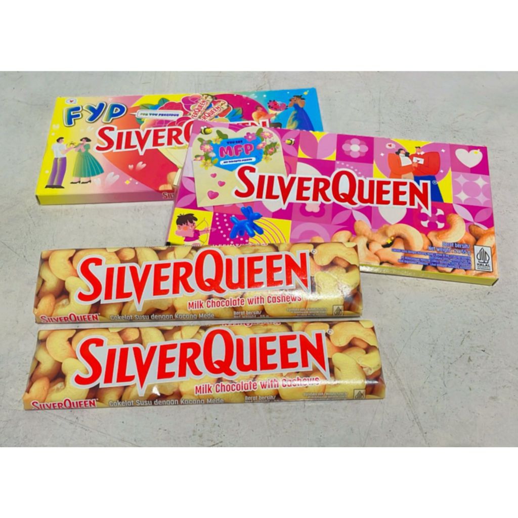 

Silverqueen cashew 55gr ( coklat silverqueen spesial edisi )