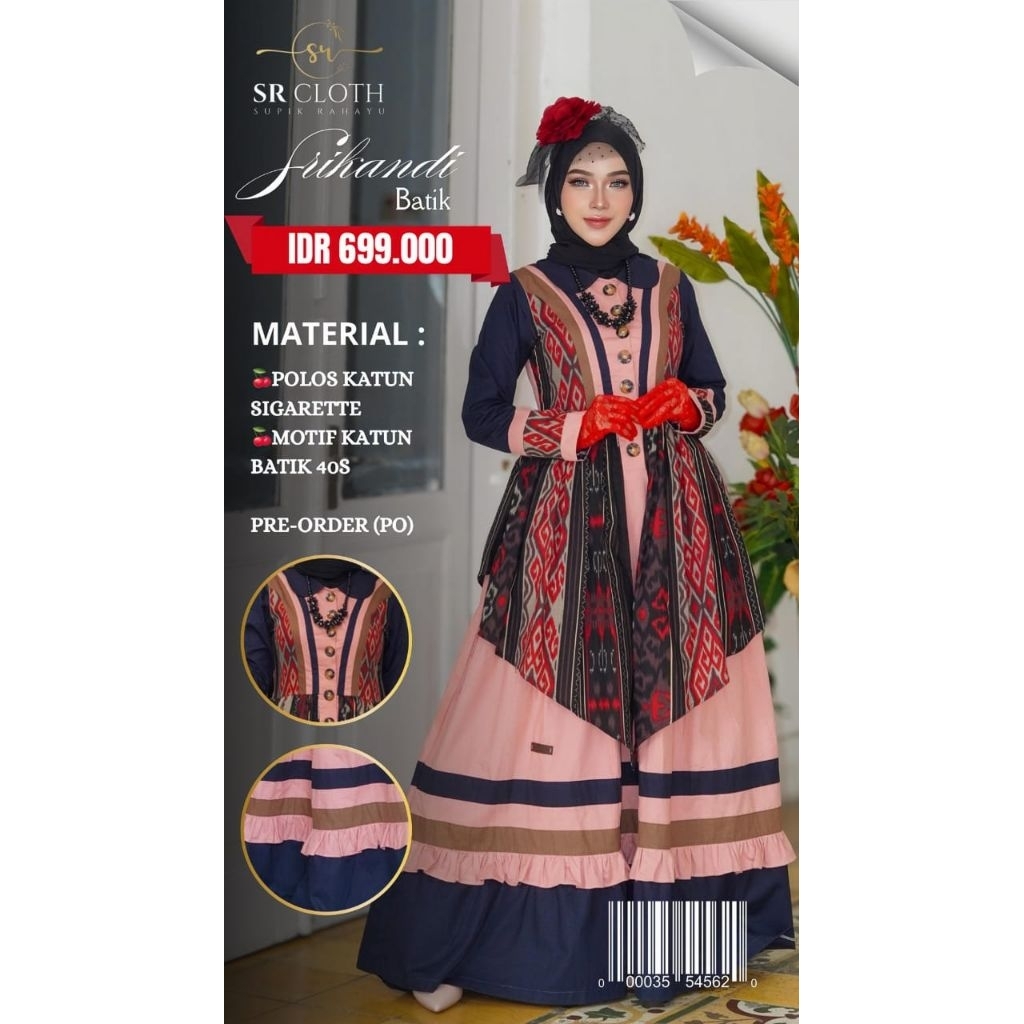 gamis srikandi series batik by sr cloth
