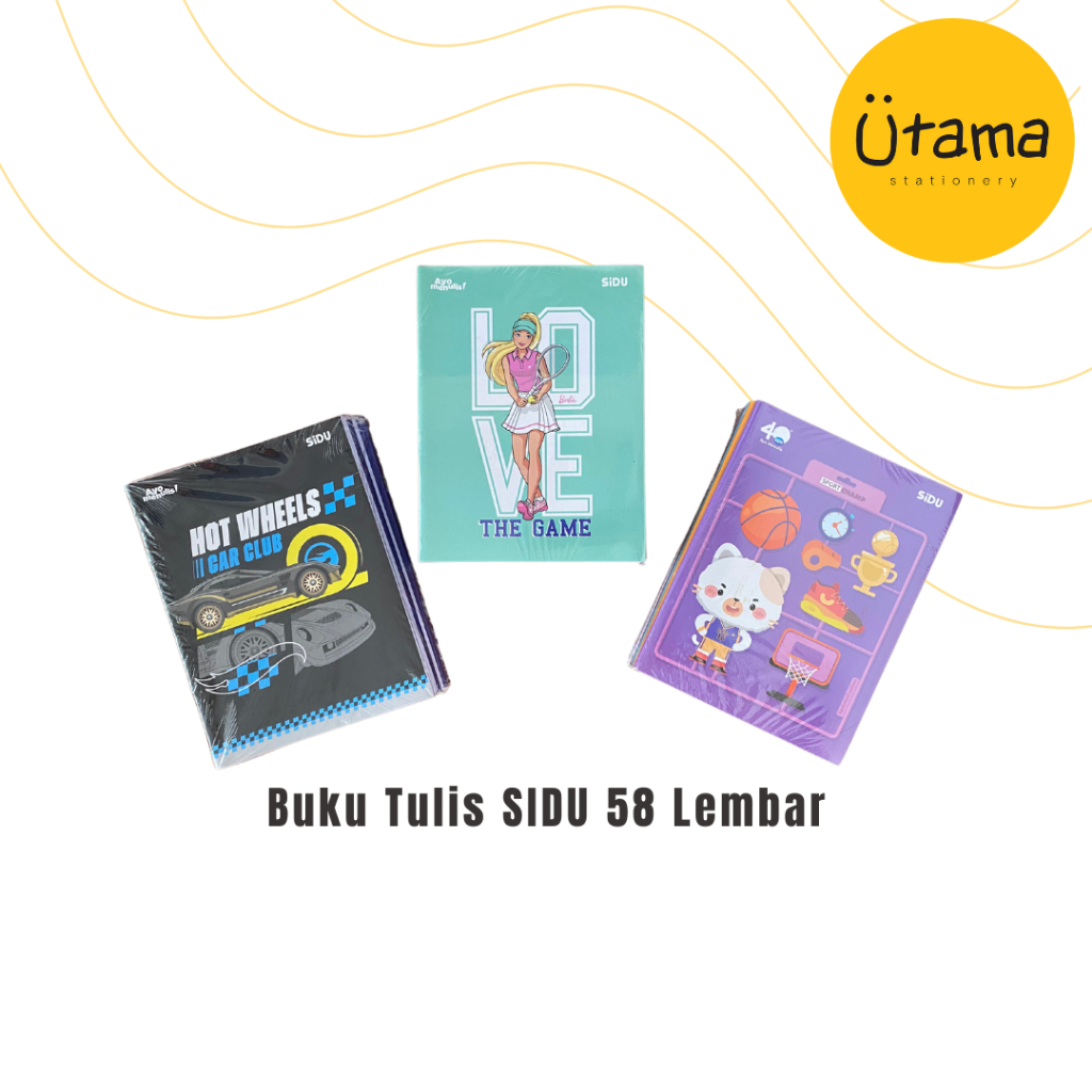 

Buku Tulis SIDU 58 Lembar A5 (per Pak isi 10)/Sinar Dunia