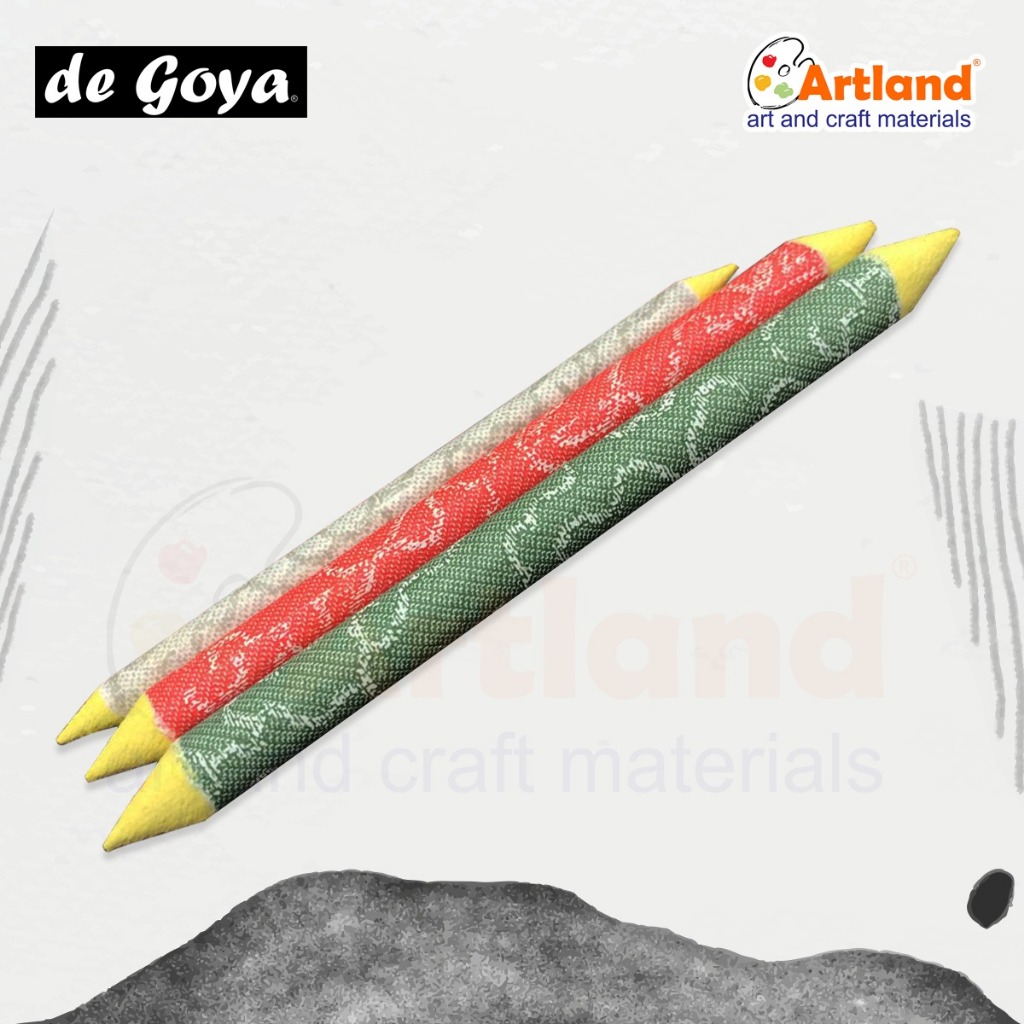 

De Goya Paper Stump Colour Set – 3pcs Alat Blending Warna untuk Sketsa & Pastel