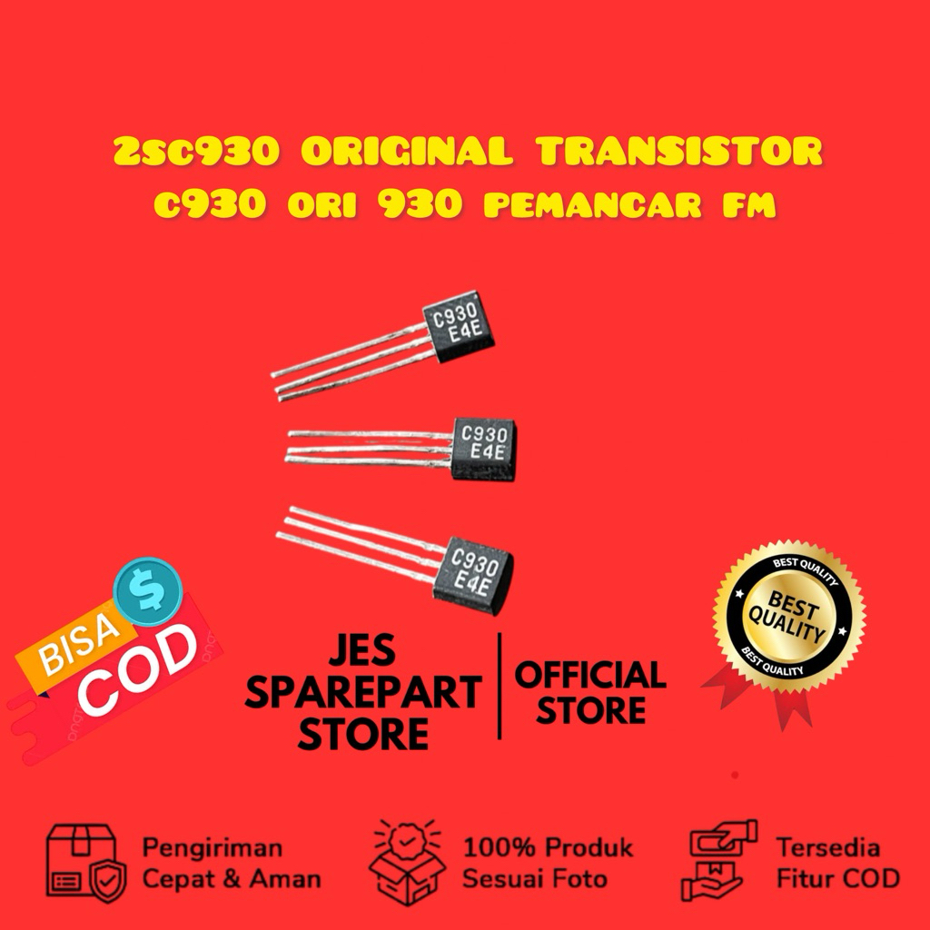 2sc930 original transistor c930 ori 930 pemancar fm