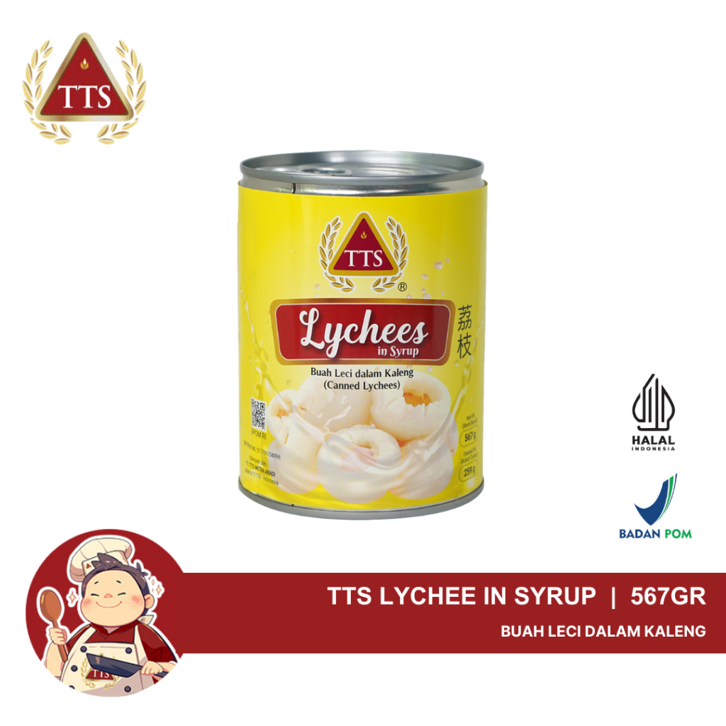 

Leci Kalengan | TTS Lychee in Syrup | Buah Leci Kaleng 567 GR