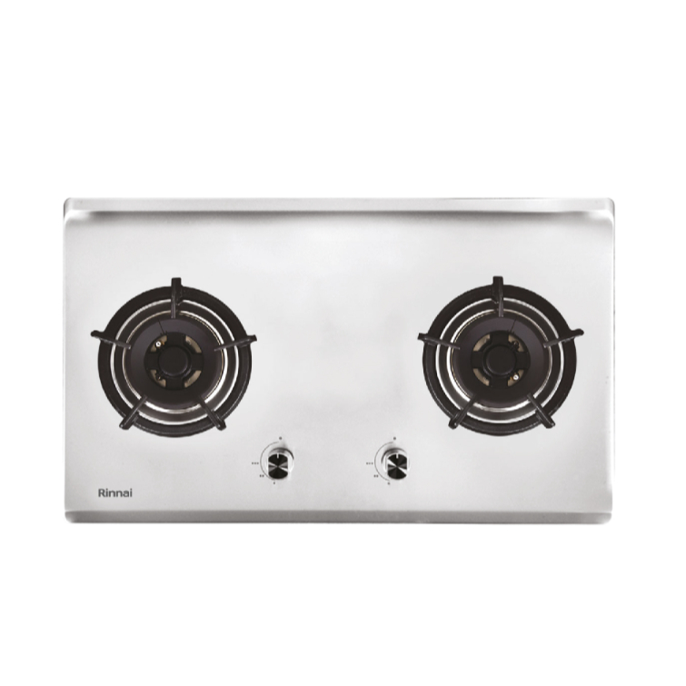 Kompor Tanam Rinnai Stainless Rb 72 S/Kompor Rinnai Rb 72 S 2 Tungku