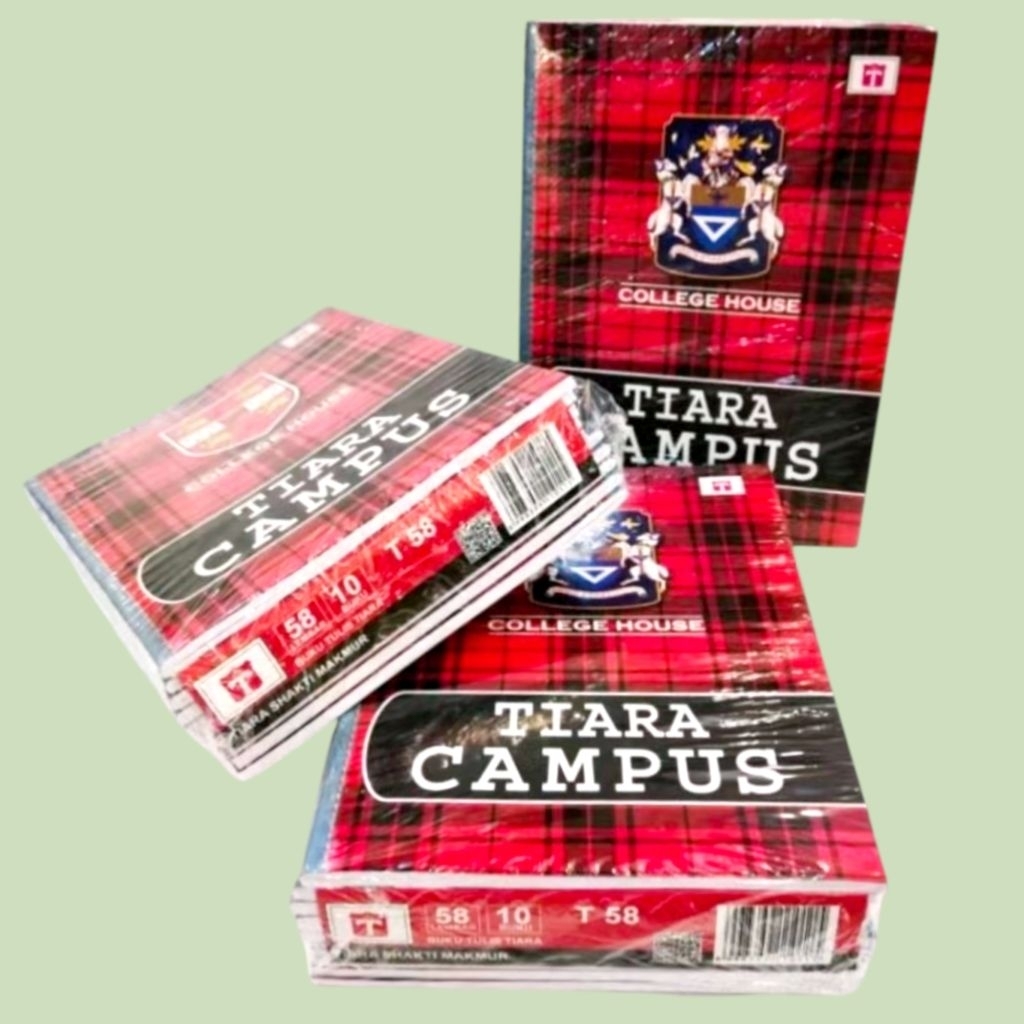 

Buku tulis tiara 58 lembar uk kwarto//uk buku biasa/uk buku pendek/bukan ukuran panjang (Isi 10 buku)