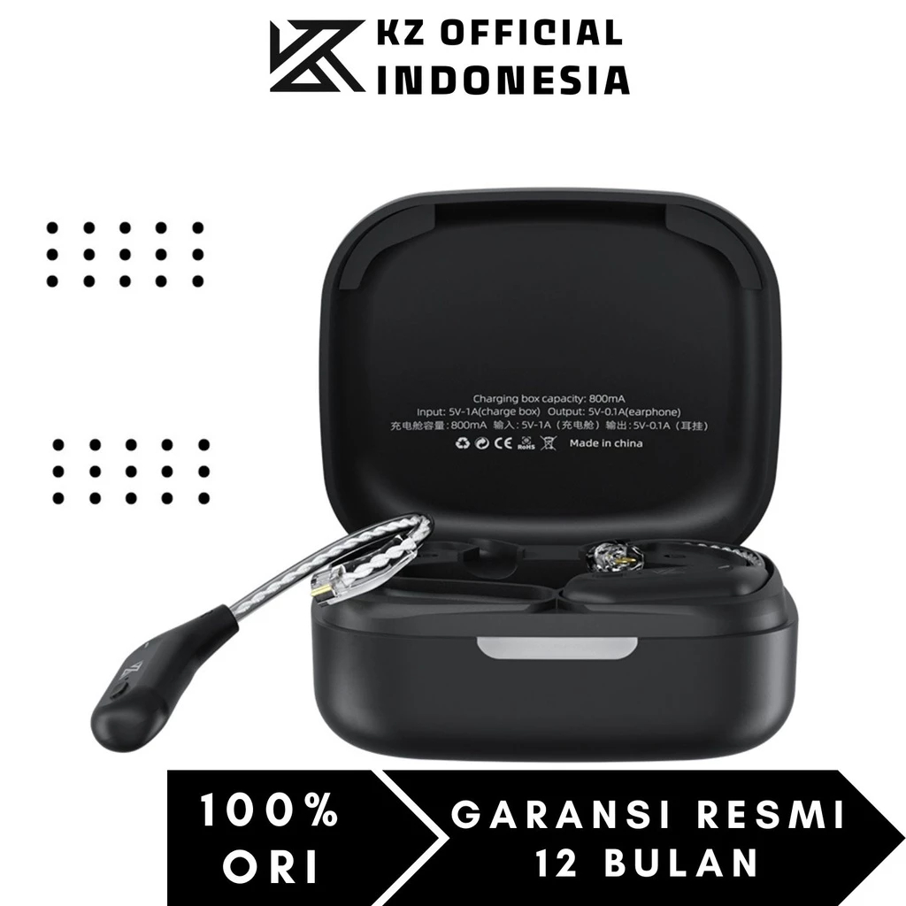 KZ AZ09 Earhook Bluetooth Adapter AAC Gaming Mode