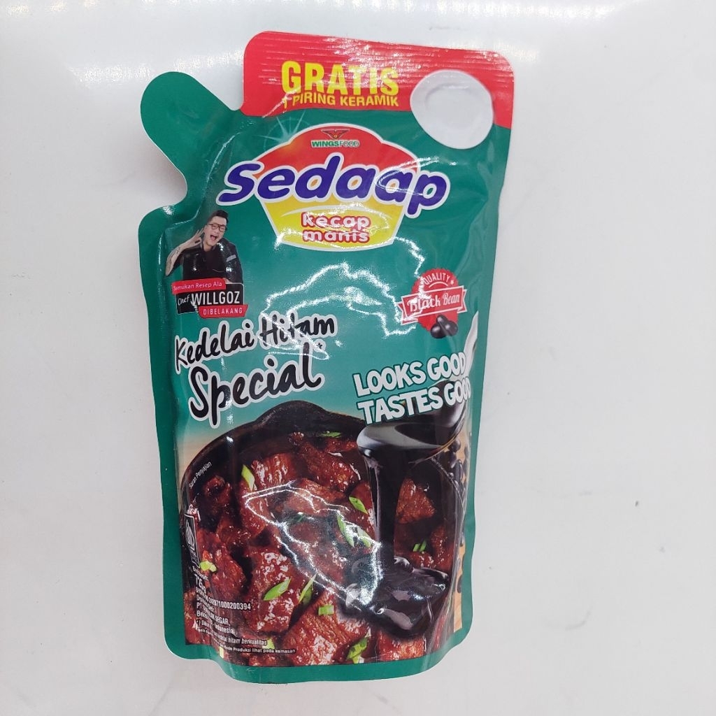 

Kecap sedap manis kedelai hitam 725gr