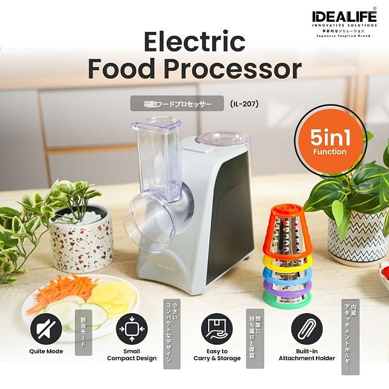 IDEALIFE - Electric Food Processor - Pemotong Elektrik - IL-207