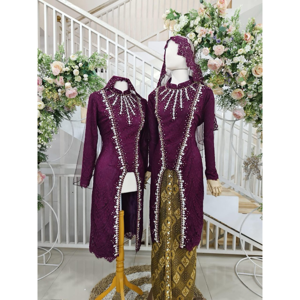 KEBAYA PENGANTIN PAYET MURAH/KEBAYA IBU BESAN PENGANTIN/KEBAYA IBU HAJAT PENGANTIN/KEBAYA PAYET