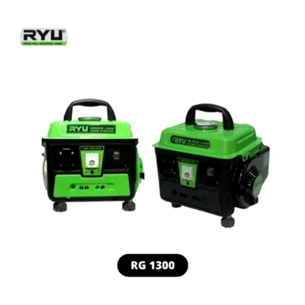 RYU Mesin Genset RS 1300 GREEN/ BLACK 1300