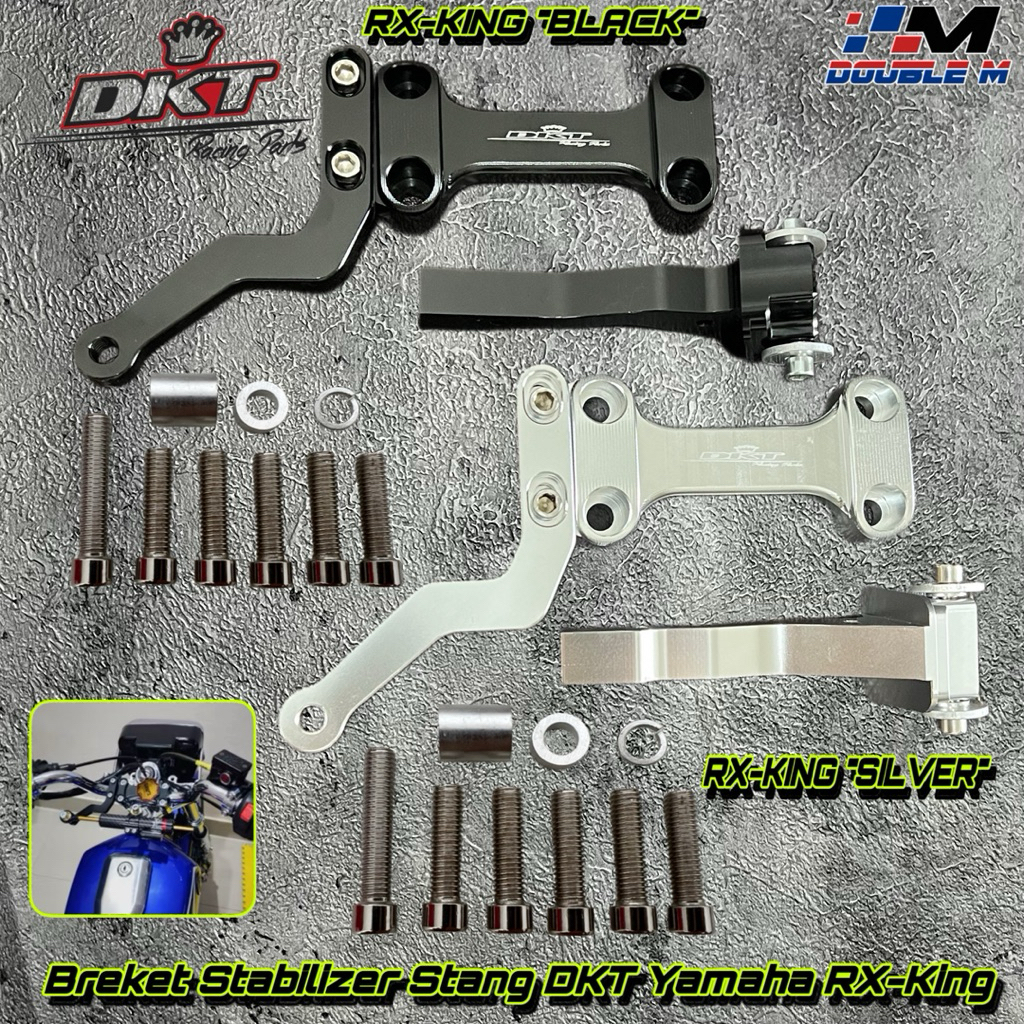 Breket Bracket Stabilizer Stabiliser Stang Steering Damper Yamaha RX King DKT